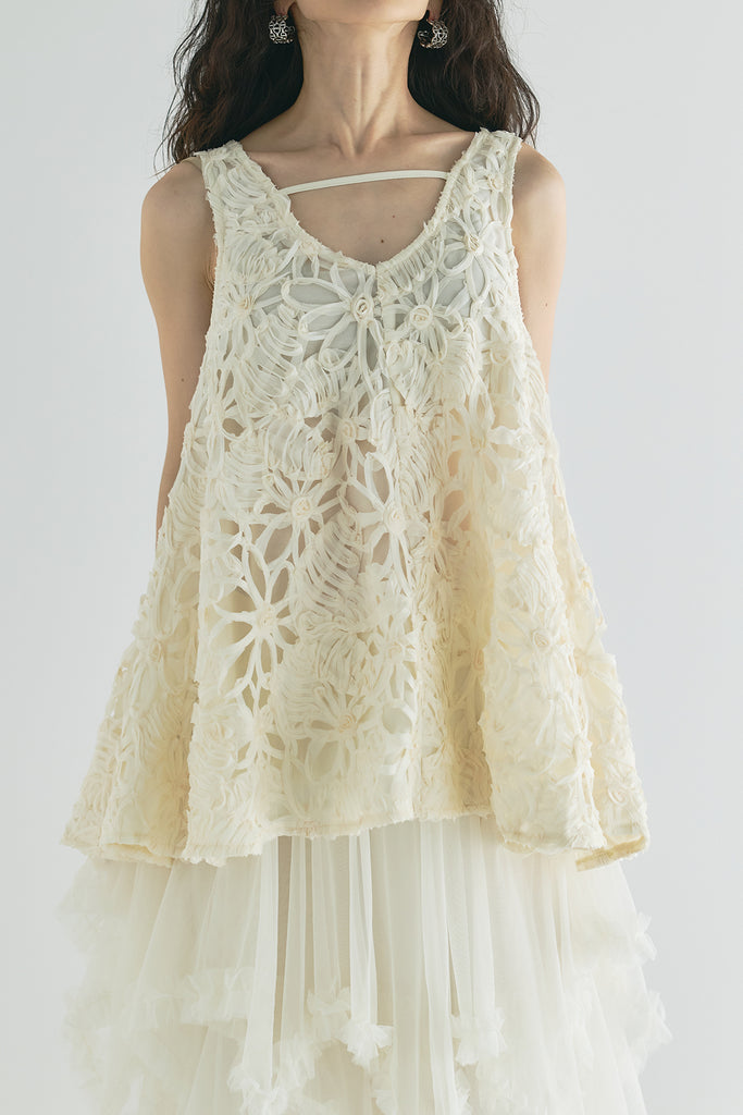 andrea&co. テープジャガードフレアトップス テープジャガードフレアトップ – ANDREA&Co.