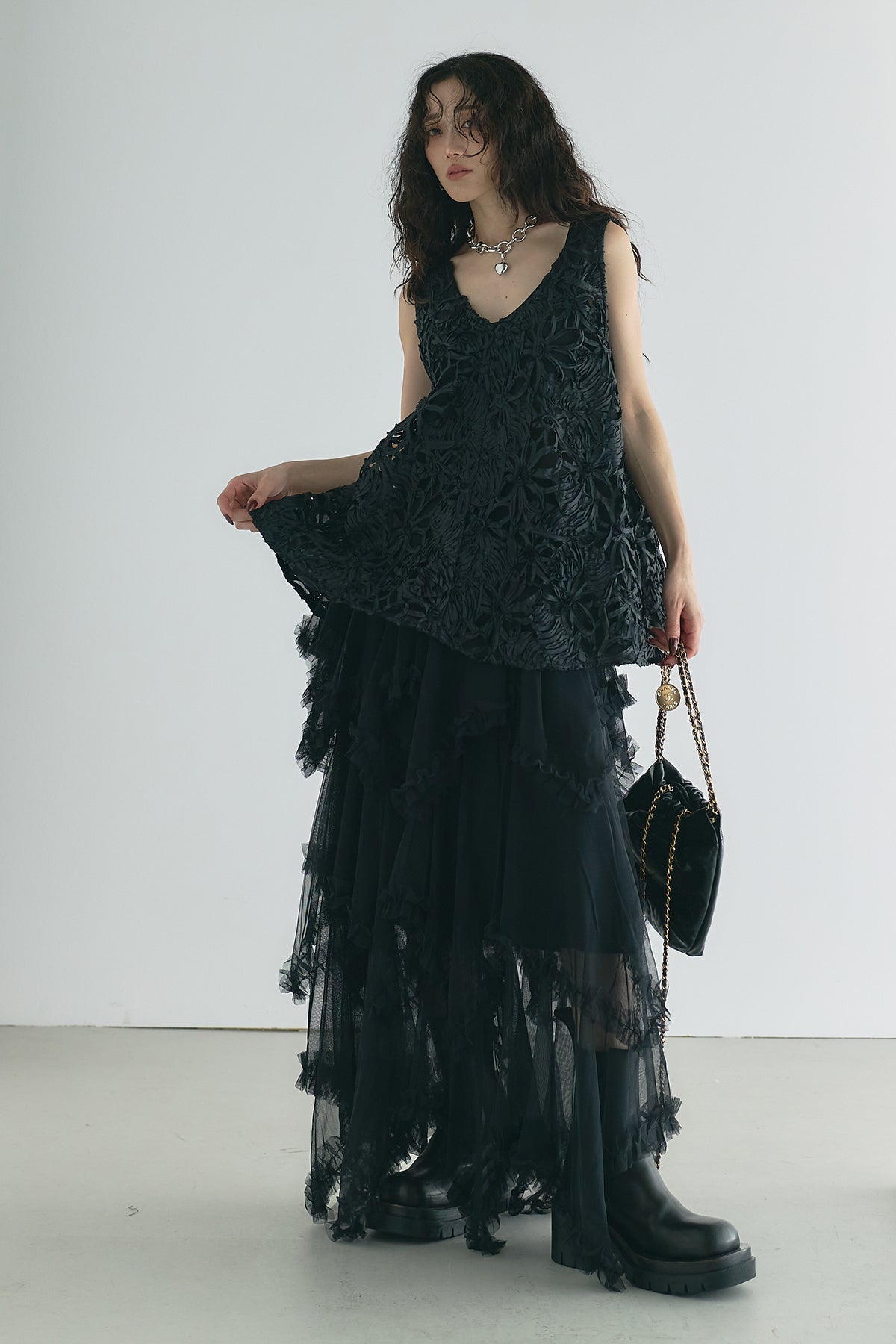 andrea&co. ギャザーティアードスカート ギャザーティアードスカート – ANDREA&Co.