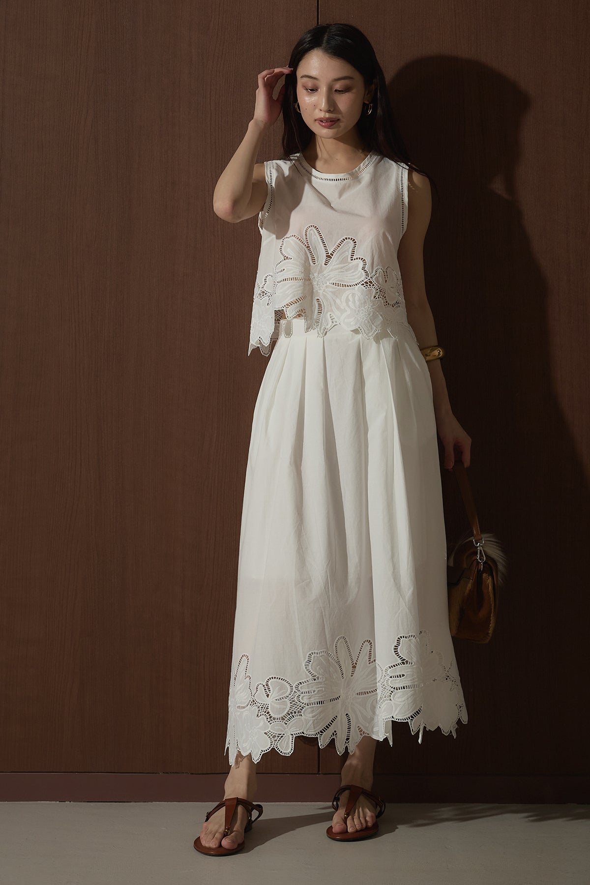 【お値下】ホワイトレースセットアップ Andrea and co カットワークレースセットアップ – ANDREA&Co.