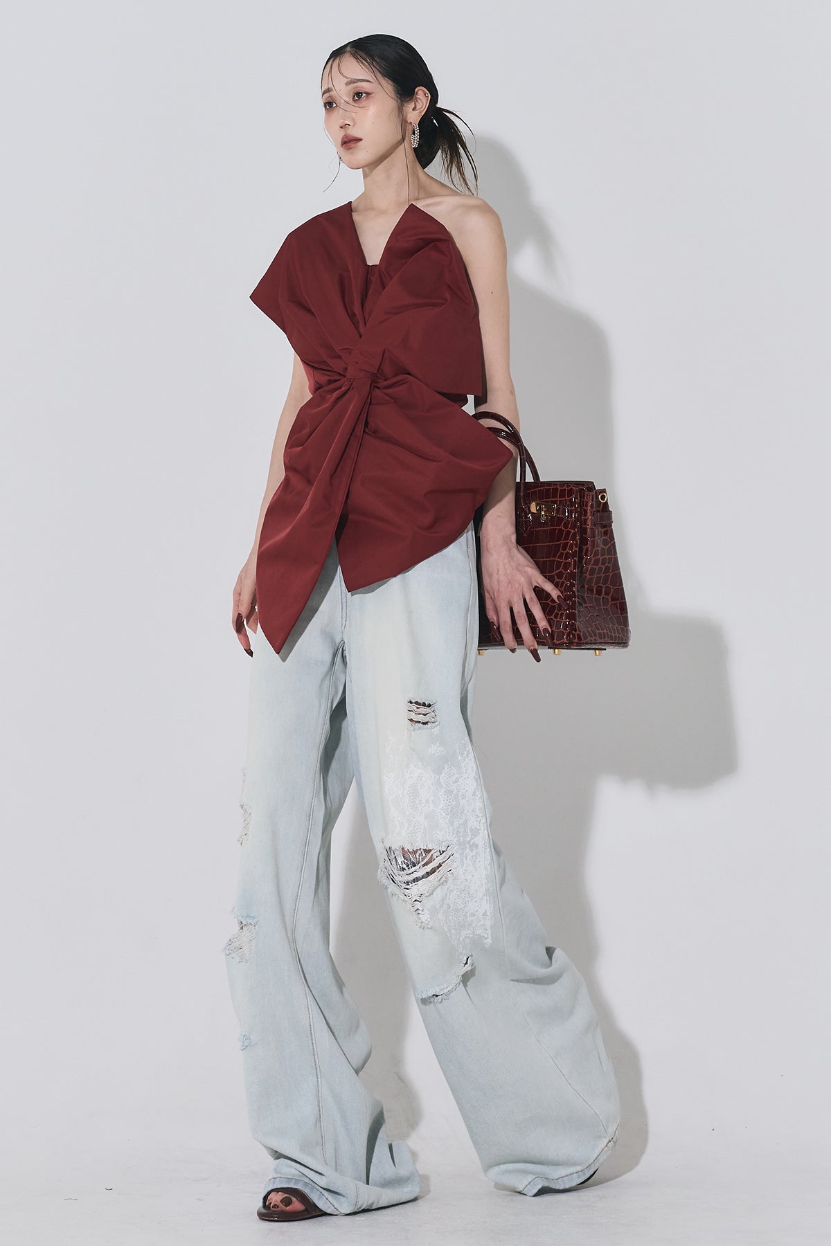 アシンメトリーリボントップス – ANDREA&Co.