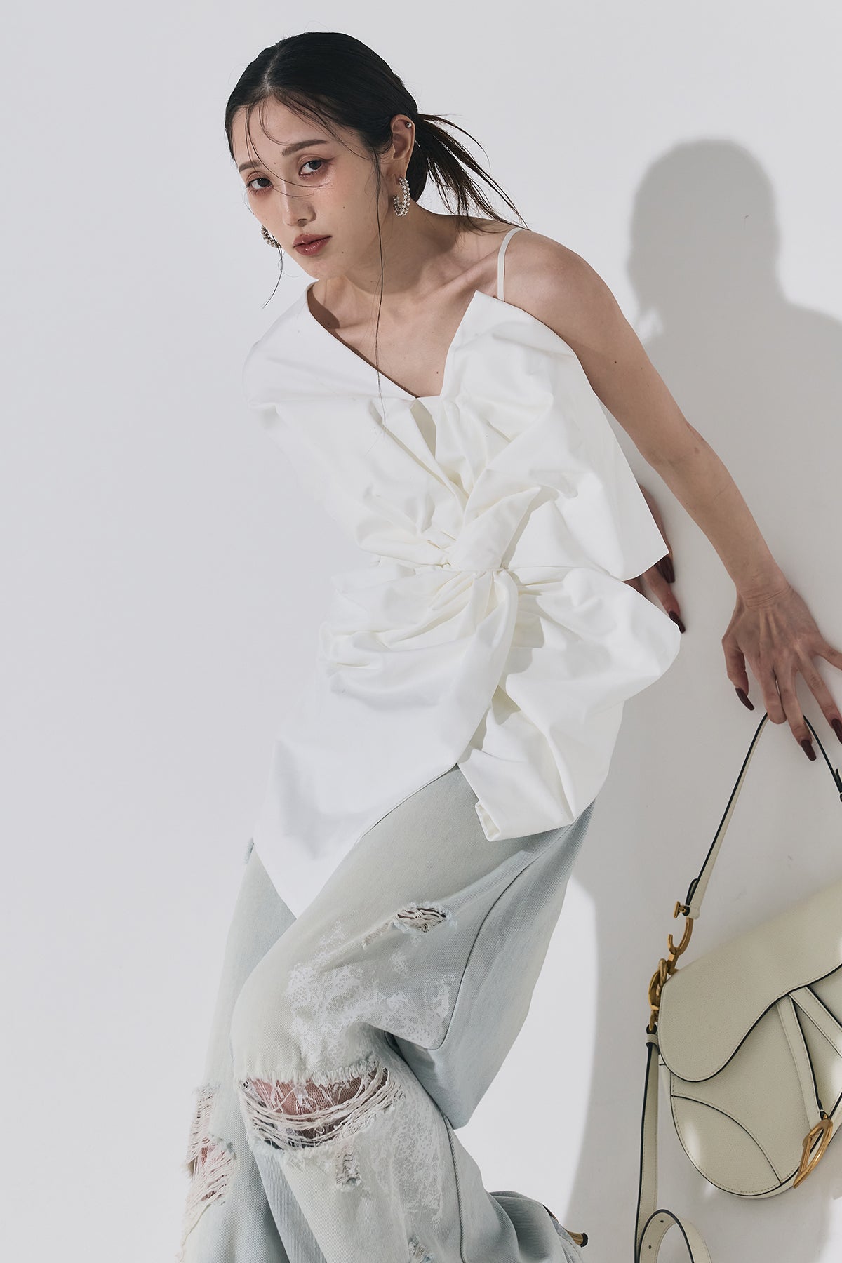 アシンメトリーリボントップス – ANDREA&Co.