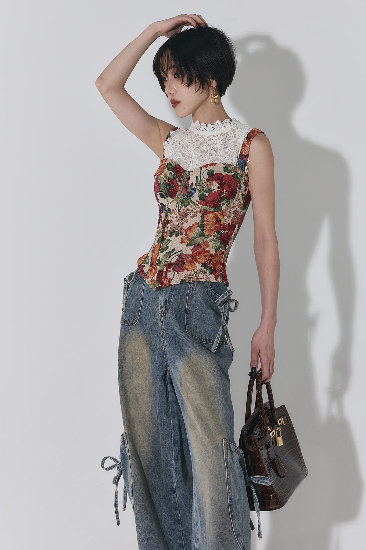アンドレアアンドコー AUBREYグラデーションシフォンロングワンピース AUBREY by ANDREA&Co.】-YUKKO's curated selection of items-