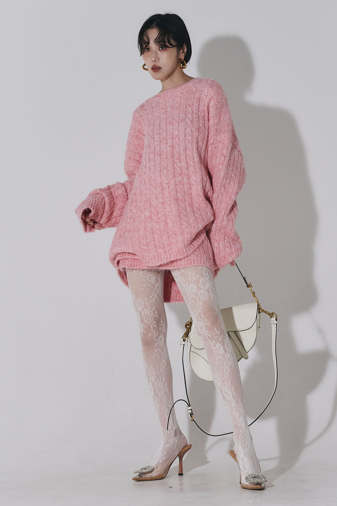ANDREA & Co. チュールフレアスカート　ニット　セットアップ ケーブルオーバーニット&スカートセットアップ – ANDREA&Co.
