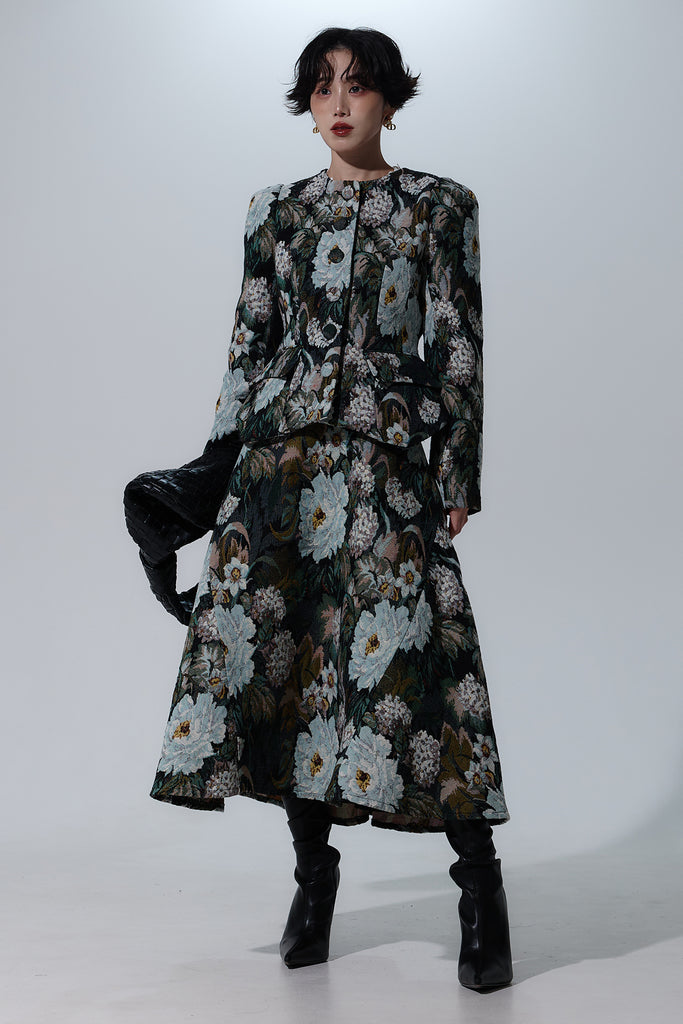 AUBREY by ANDREA & CO. ロングワンピース花柄 新品タグ付き AUBREY by ANDREA&Co.】-YUKKO's curated selection of items-