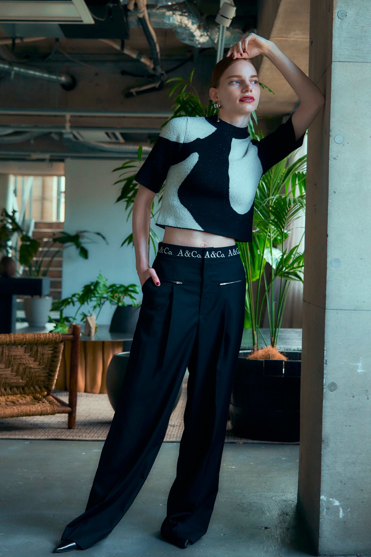 ANDREA&COのトップスとパンツセット ANDREA&Co.(アンドレア ANDREA&COのトップスとパンツセット ANDREA&Co.(アンドレア