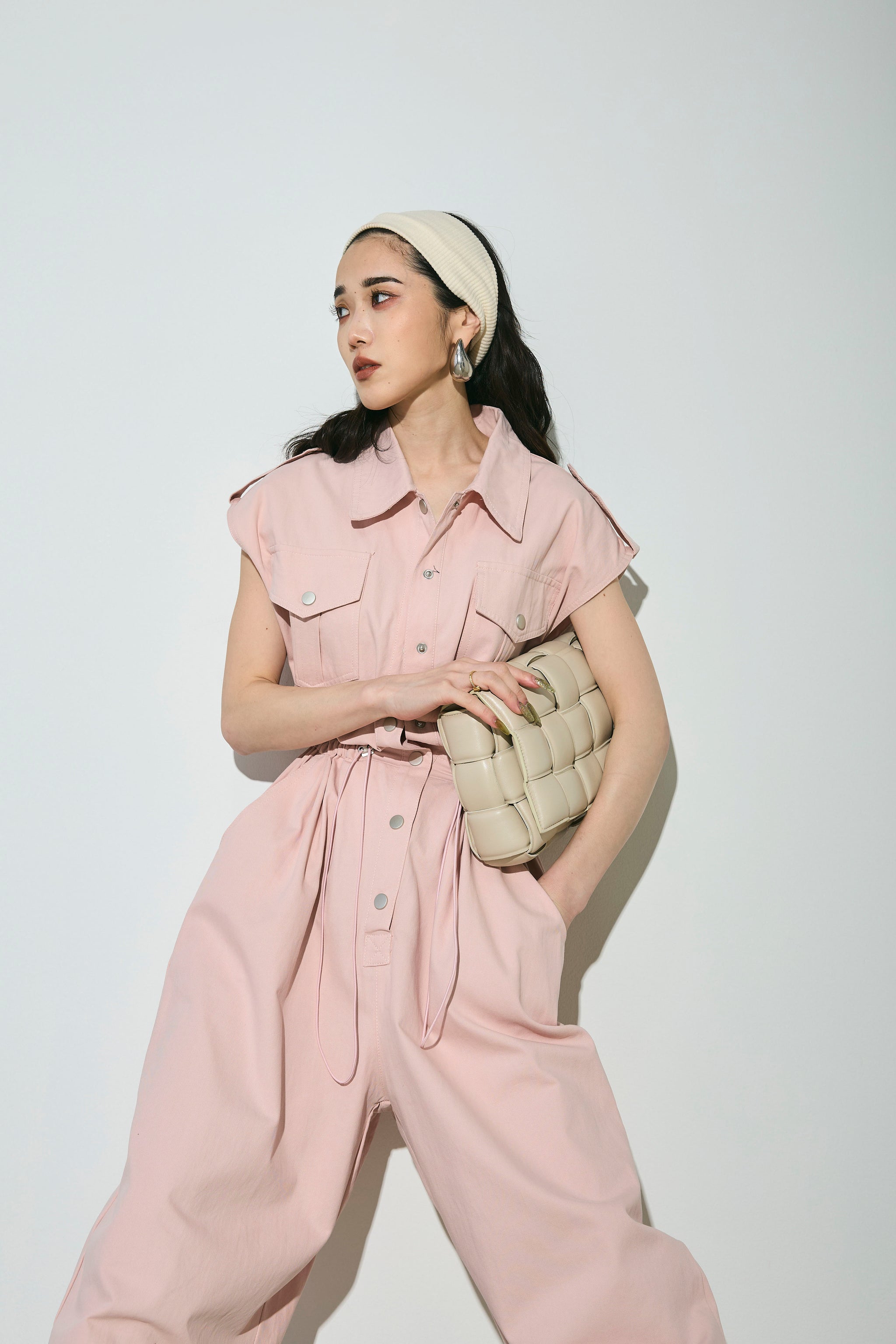 ⭐️andrea&co【AUBREY】⭐️完売ダブルポケットドロストオールインワン AUBREY】ダブルポケットドロストオールインワン – ANDREA&Co.