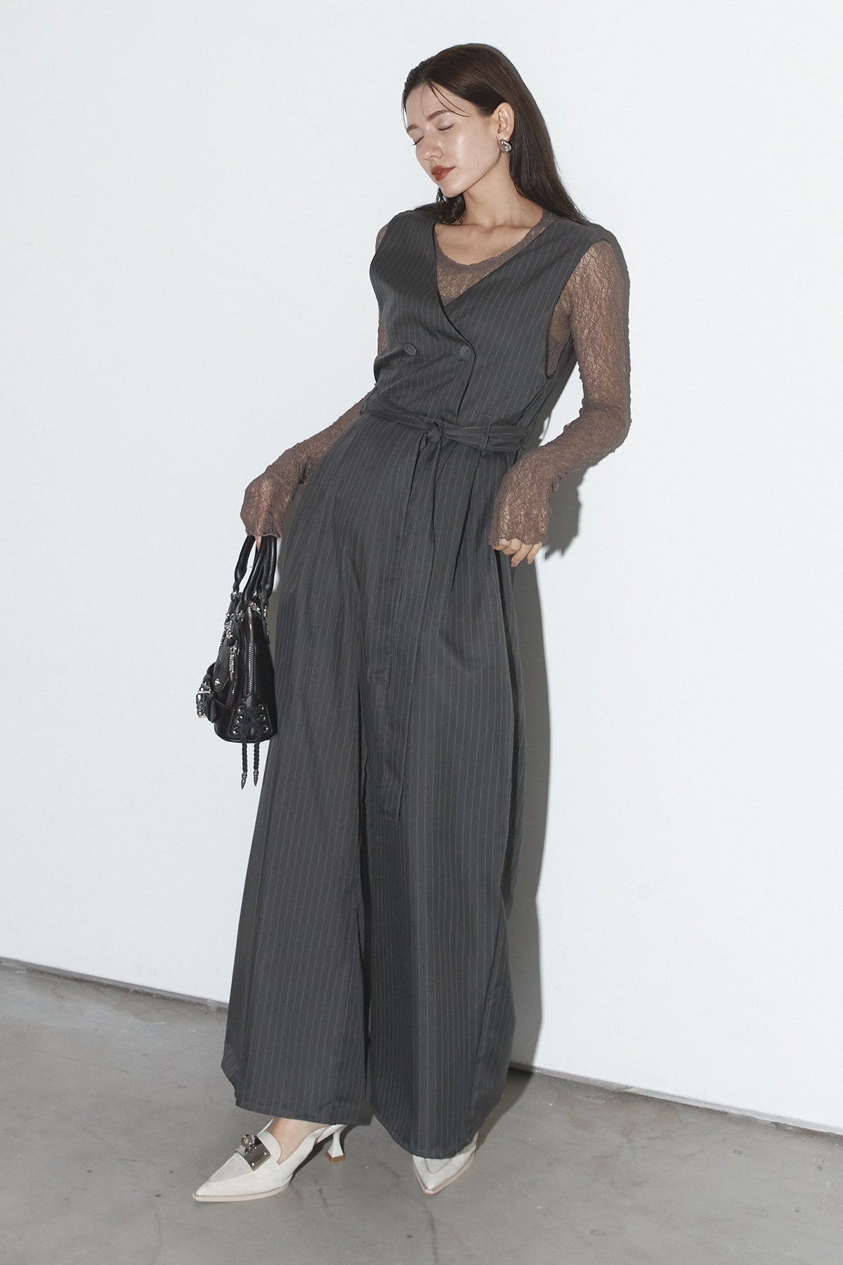 ANDREA&Co. ロンパース オールインワン ベルテッドストライプロンパース – ANDREA&Co.