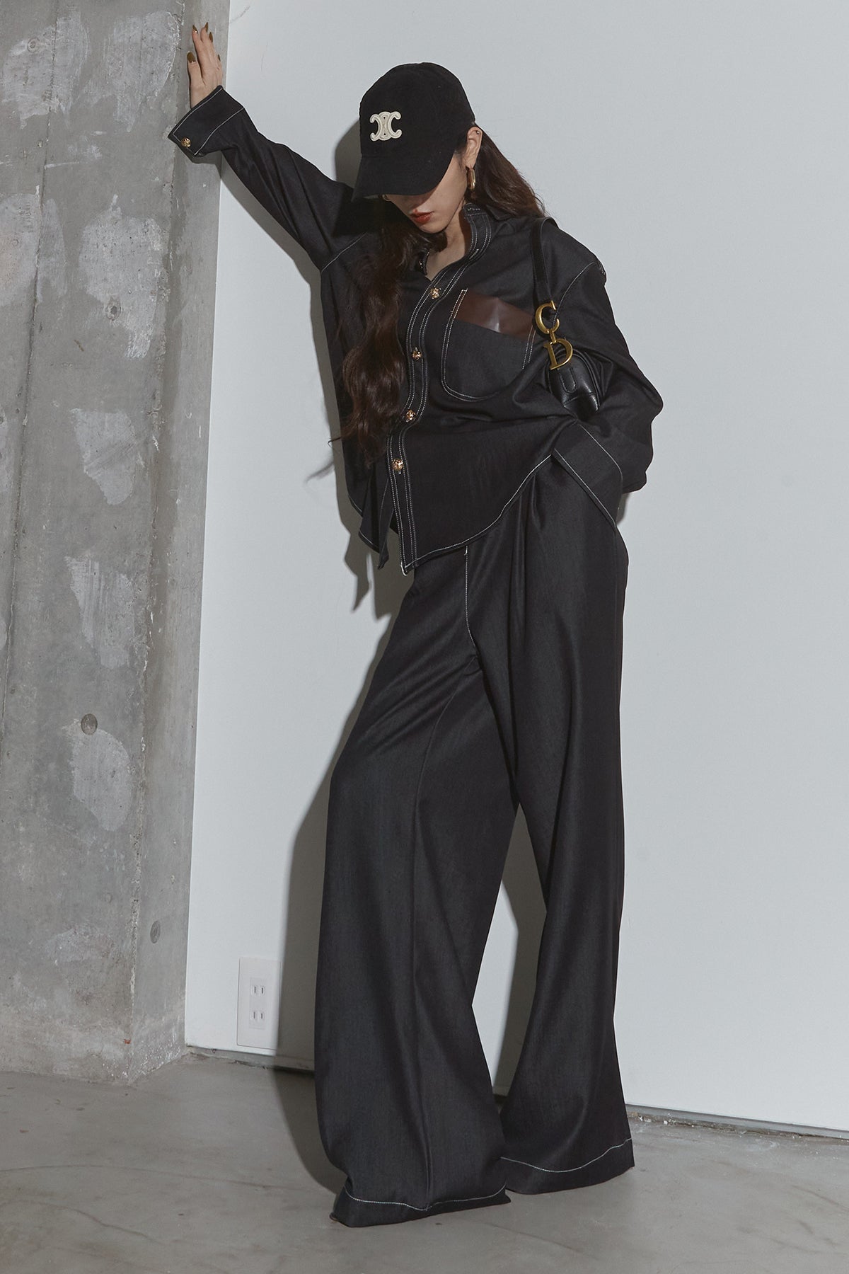 レザーポケットデニムセットアップ – ANDREA&Co.