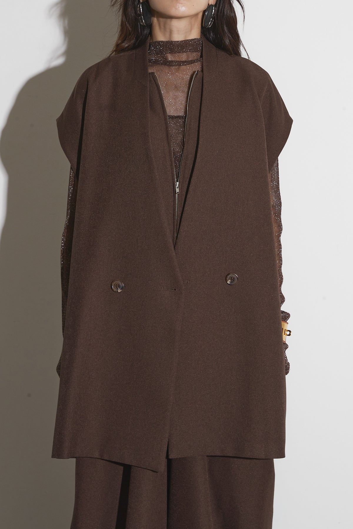 新品未使用タグ付　ANDREA&Co. 【AUBREY】水彩ティアードワンピース AUBREY by ANDREA&Co.】