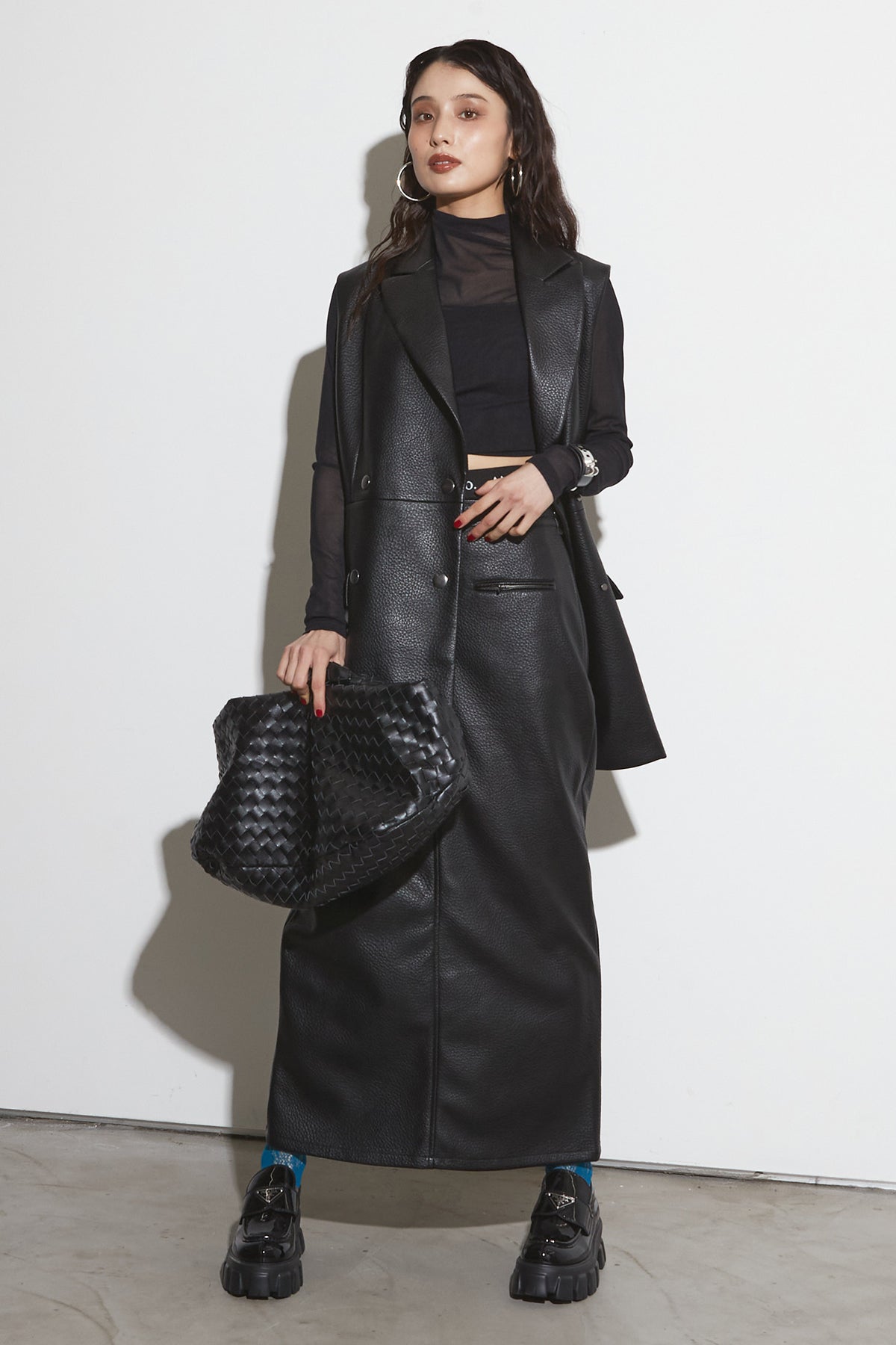 CUT OUT LEATHER VEST – ANDREA&Co.