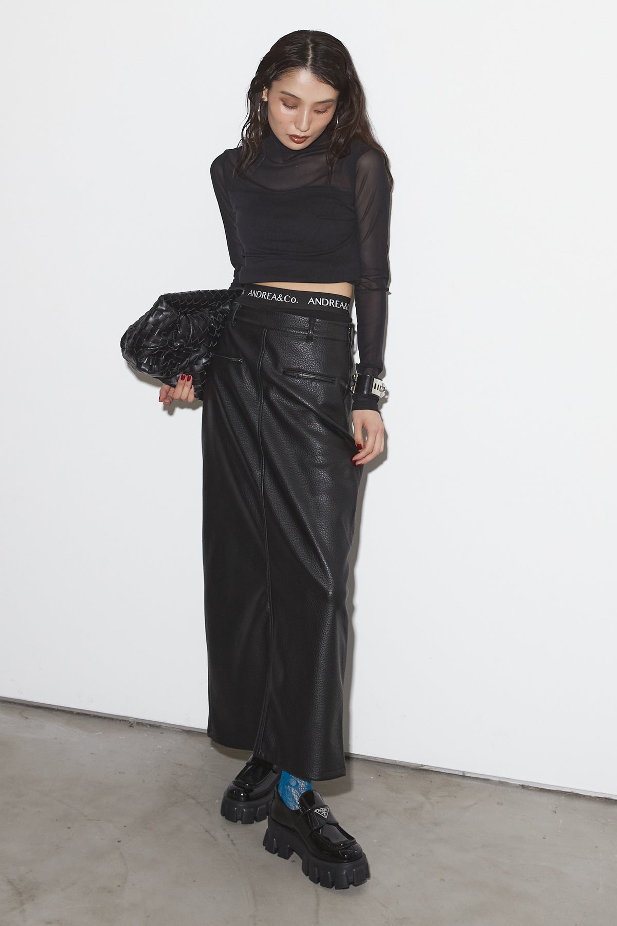 LOGO PANTS & LEATHER SKIRT – ANDREA&Co.