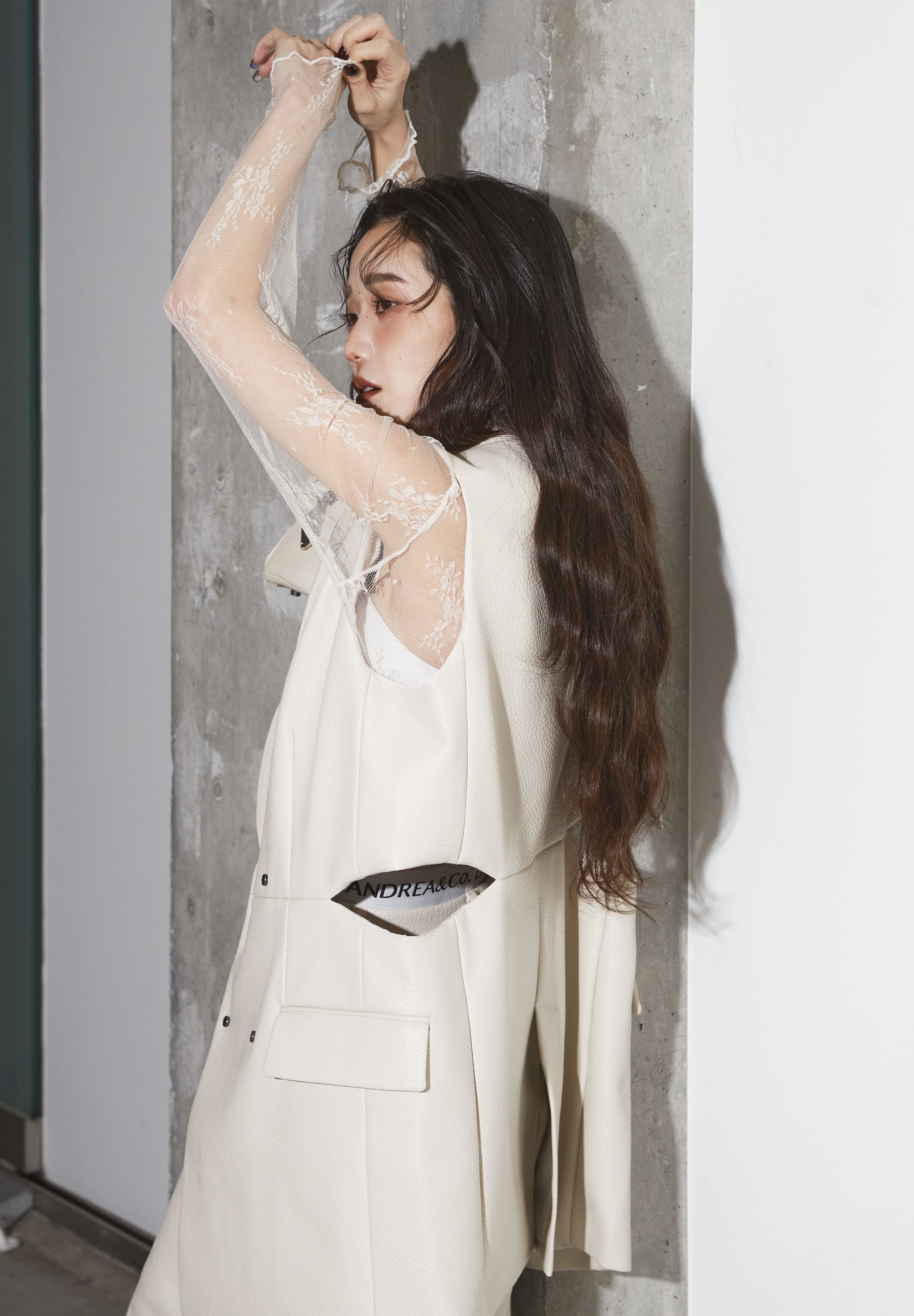 CUT OUT LEATHER VEST – ANDREA&Co.