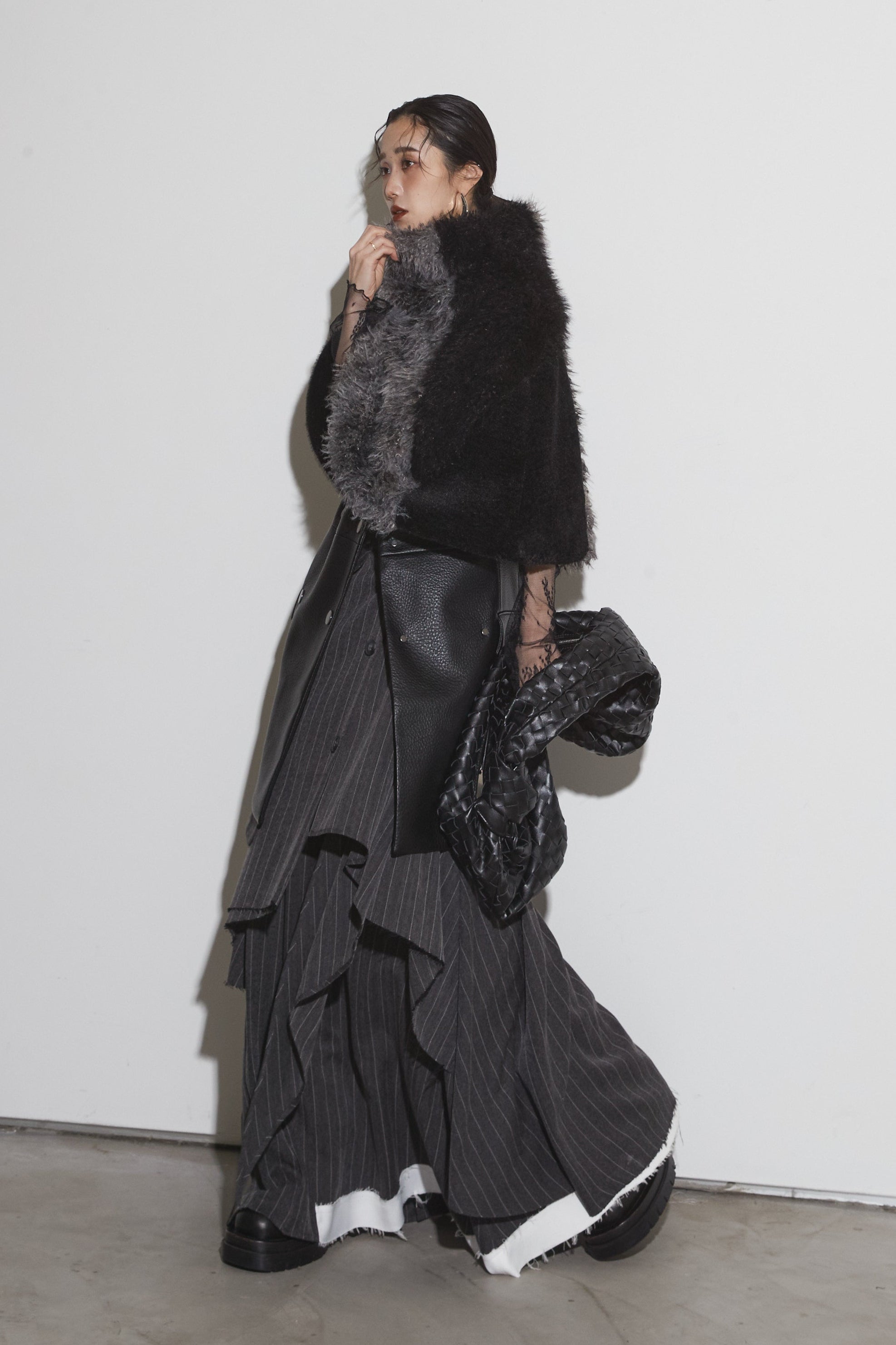 小物 Andrea&Co. FOUR FURS JOINED PONCHO FOUR FURS JOINED PONCHO – ANDREA&Co.