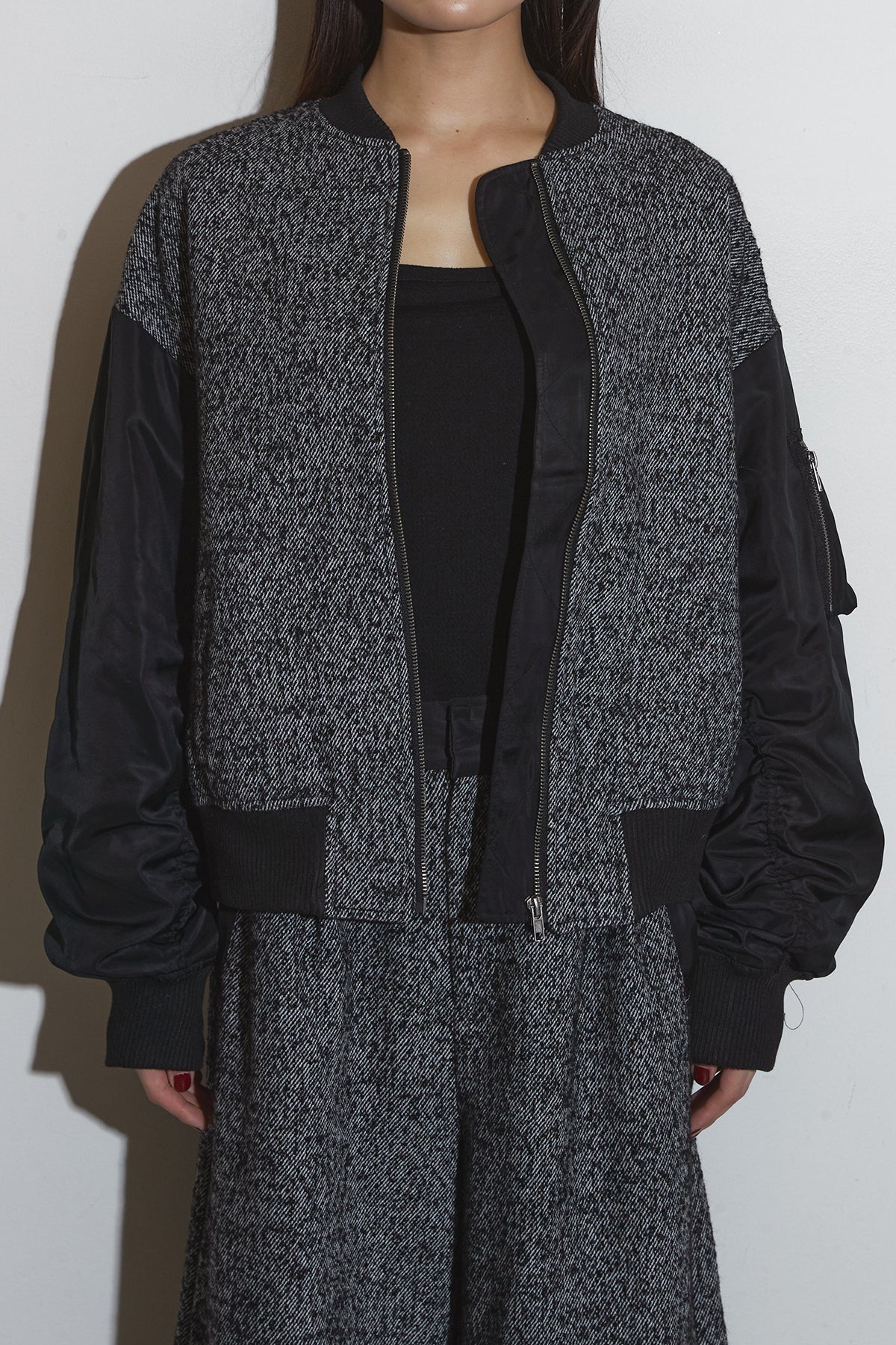 AUBREY エレメントモダンニットカーディガンコーデュロイサーキュラースカート AUBREY エレメントモダンニットカーディガンコーデュロイサーキュラー