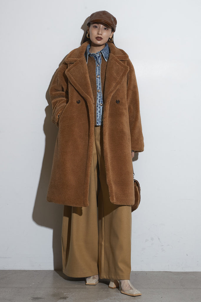 完売品 andrea&co 2023 ロングコート ブラウン アウター ALL ITEM – ANDREA&Co.