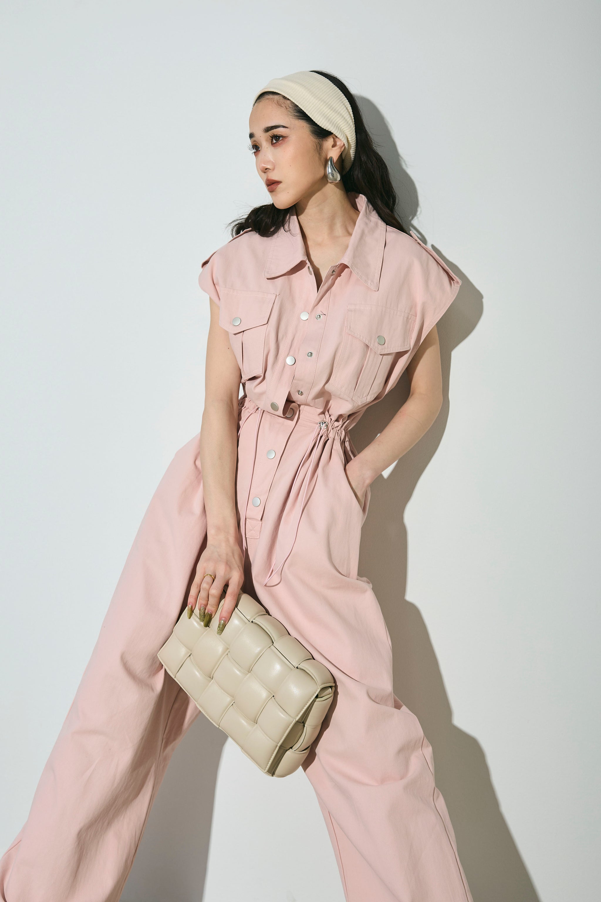 andrea&co【AUBREY】ダブルポケットドロストオールインワン AUBREY】ダブルポケットドロストオールインワン – ANDREA&Co.
