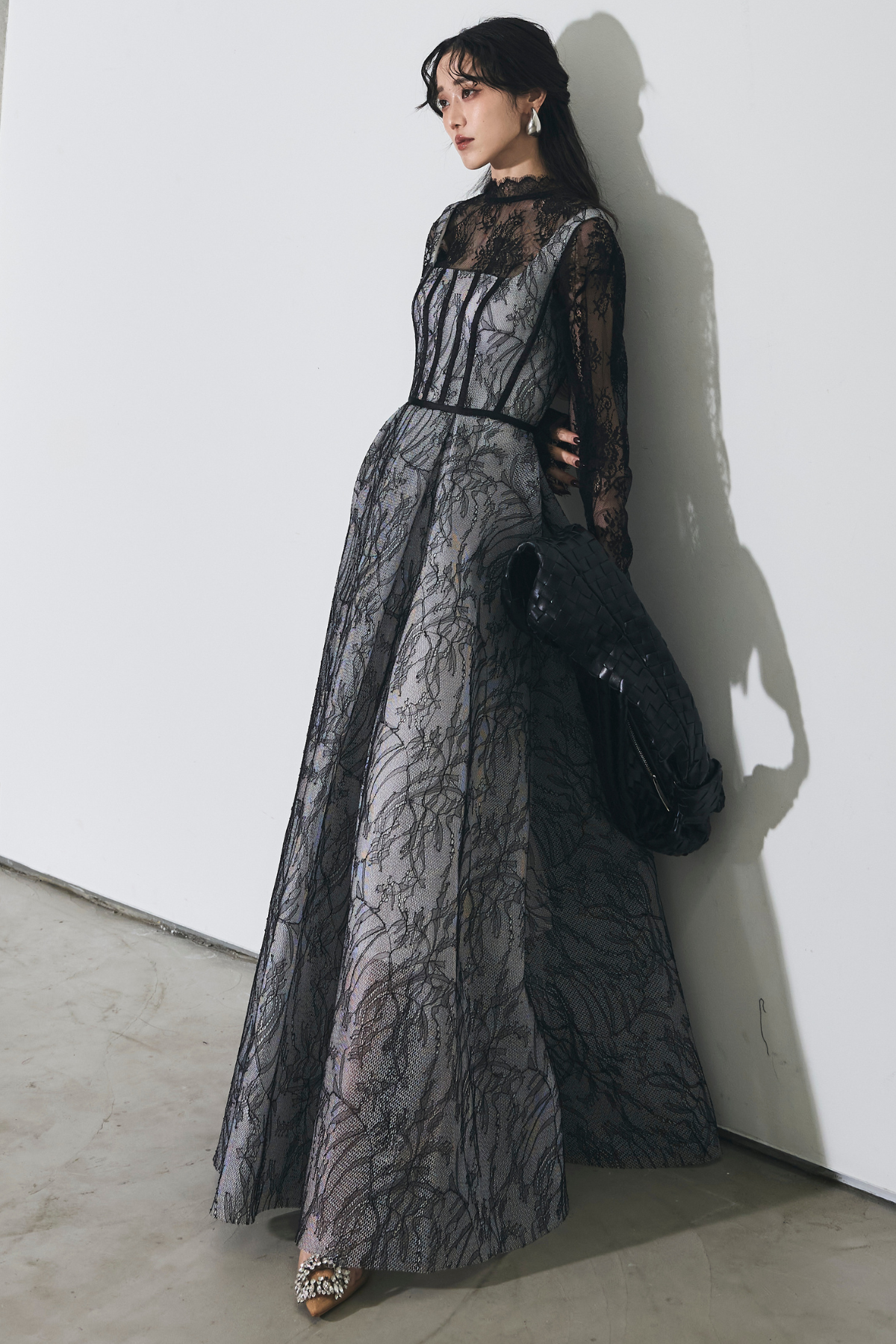 コルセットレースボリュームドレス – ANDREA&Co.