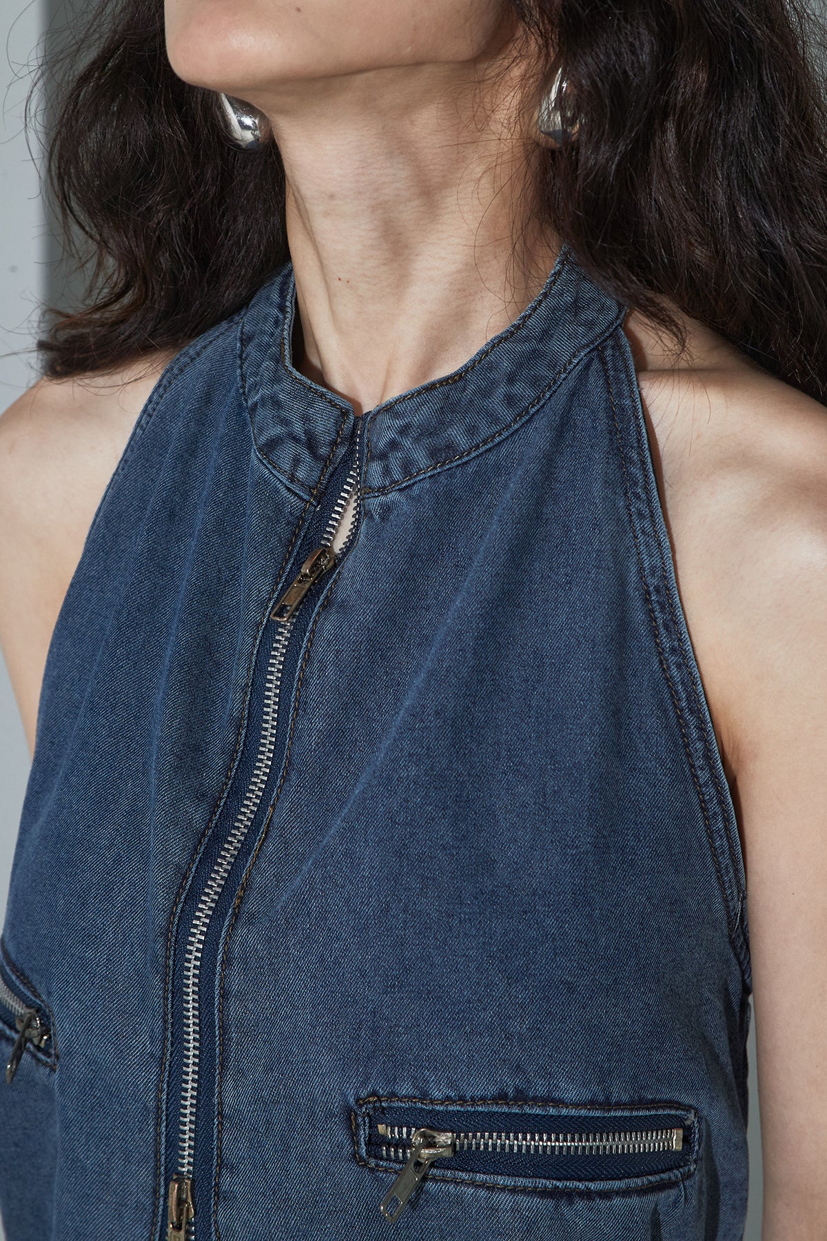 デニムホルターベストセットアップ – ANDREA&Co.