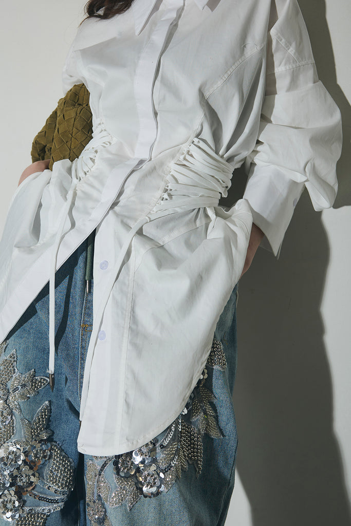 ウエストレースアップブラウス – ANDREA&Co.