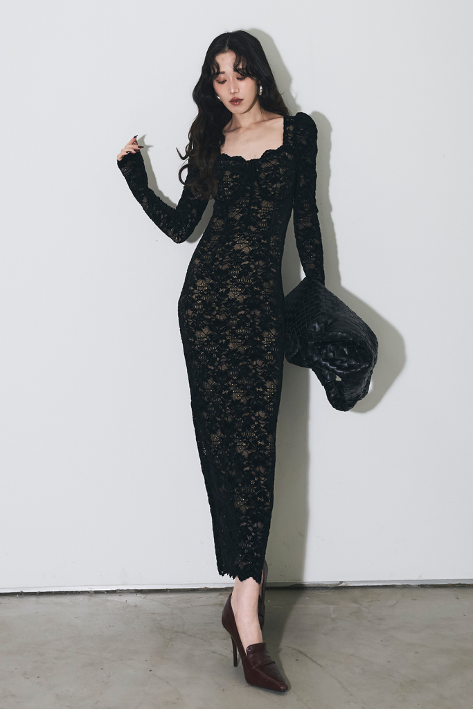 andrea&co. ビスチェレースタイトワンピース　タグ付き　新品　最終値下げ ビスチェレースタイトワンピース – ANDREA&Co.
