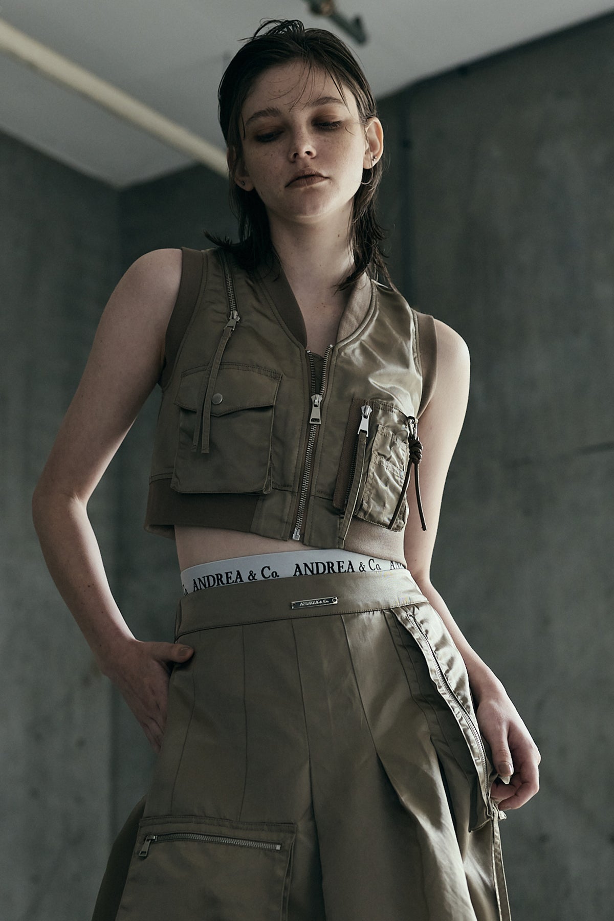 KEYRING MA-1 SHORT VEST – ANDREA&Co.