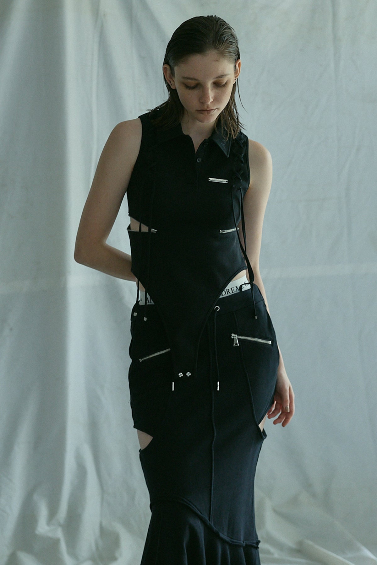 ZIP LACE-UP BODYSUIT – ANDREA&Co.
