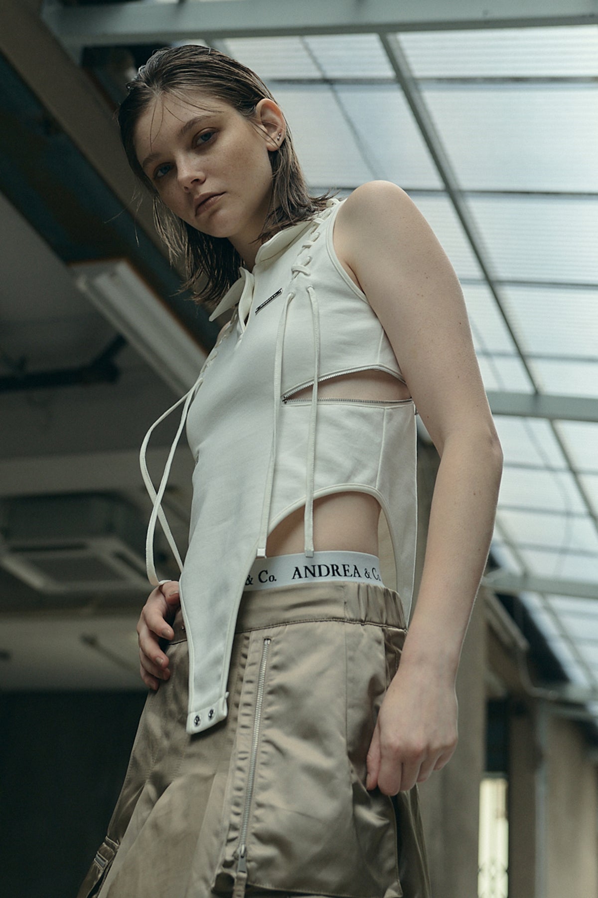 ZIP LACE-UP BODYSUIT – ANDREA&Co.
