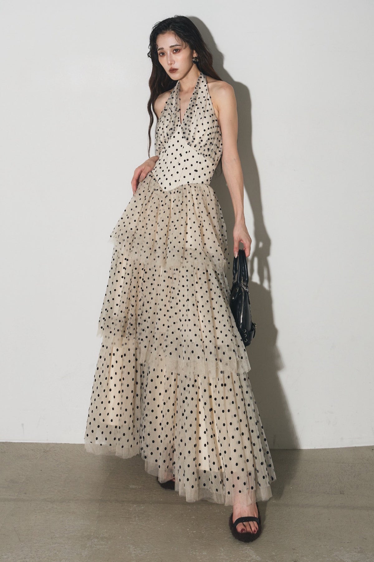 andrea＆co. ドットボリュームチュールドレス タグ付き ドットボリュームチュールドレス – ANDREA&Co.