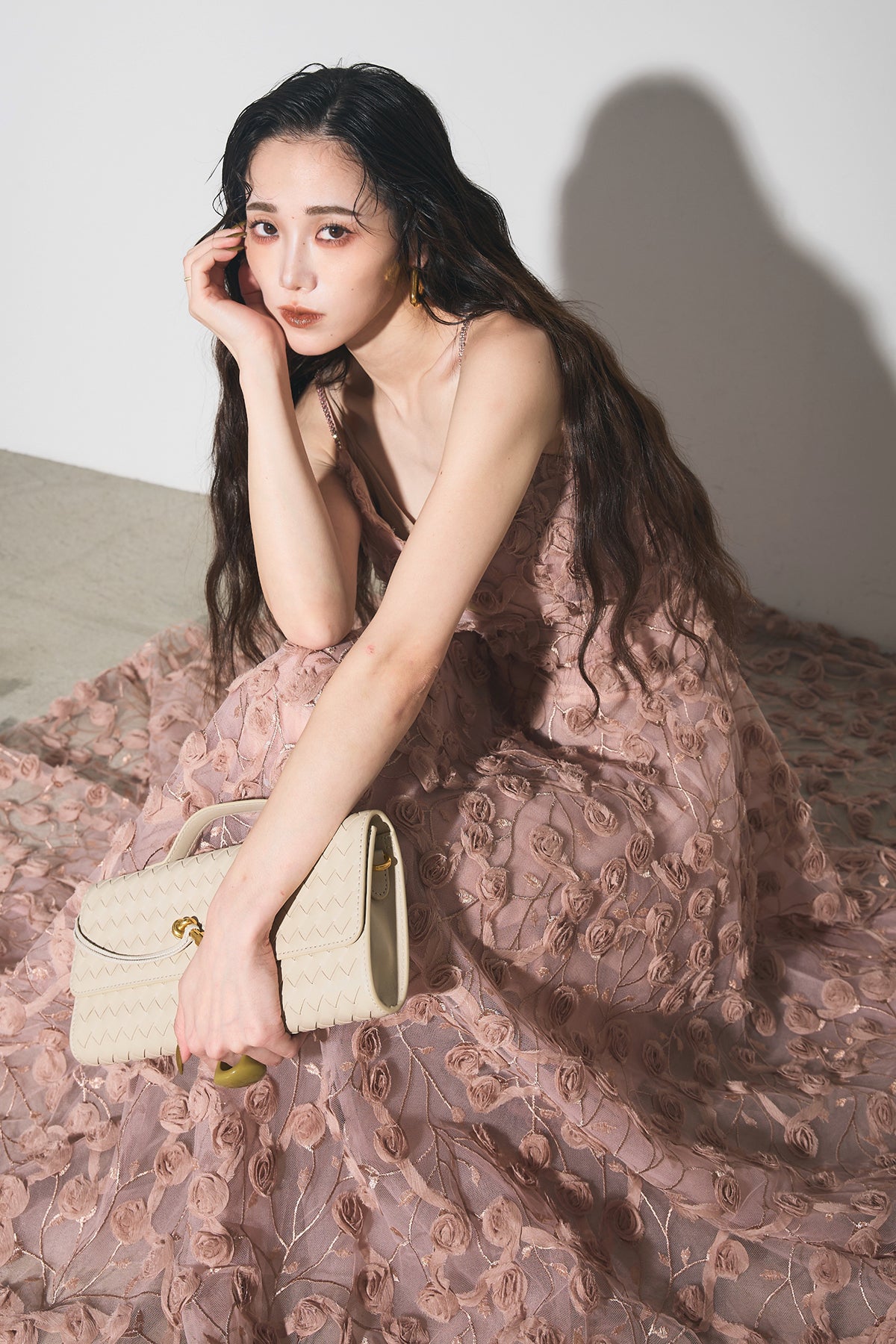 フラワージャガードドレス – ANDREA&Co.