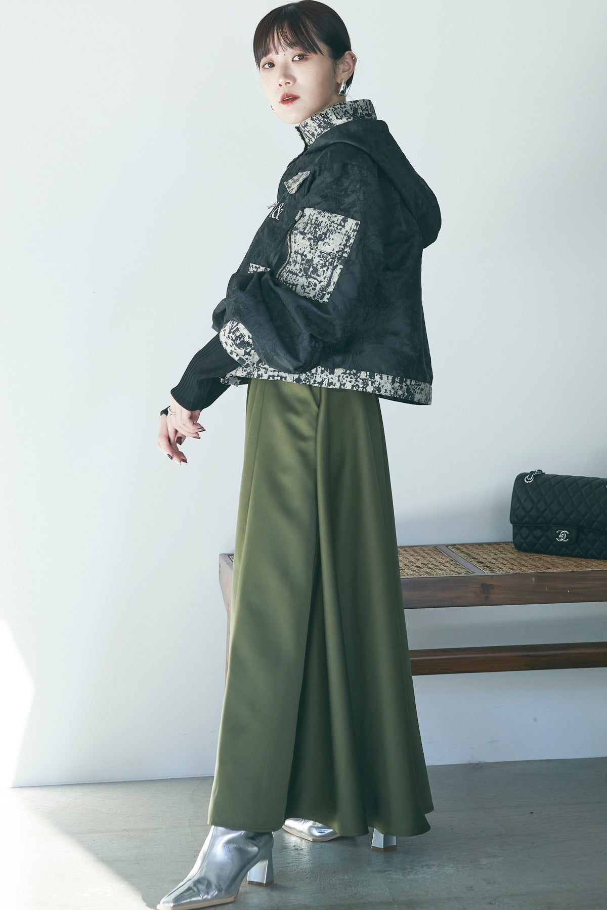 A& LOGO JACQARD MA-1 BLOUSON – ANDREA&Co.