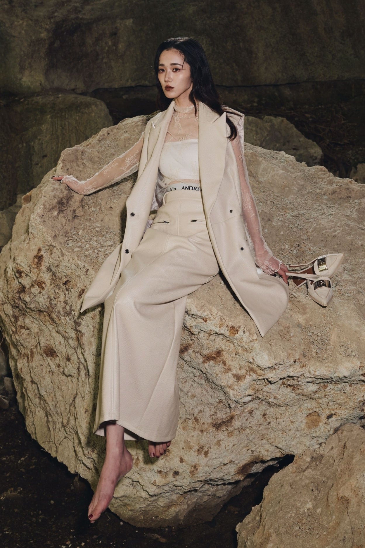 LOGO PANTS & LEATHER SKIRT – ANDREA&Co.