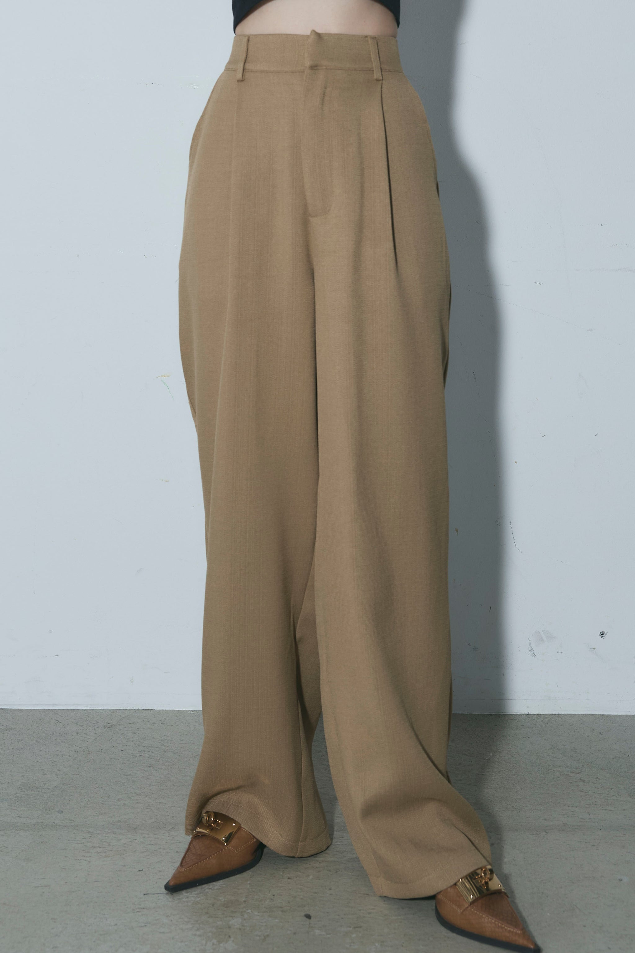 amber ワイドスラックス セール】『3サイズ展開』new basic リネンイージーワイド