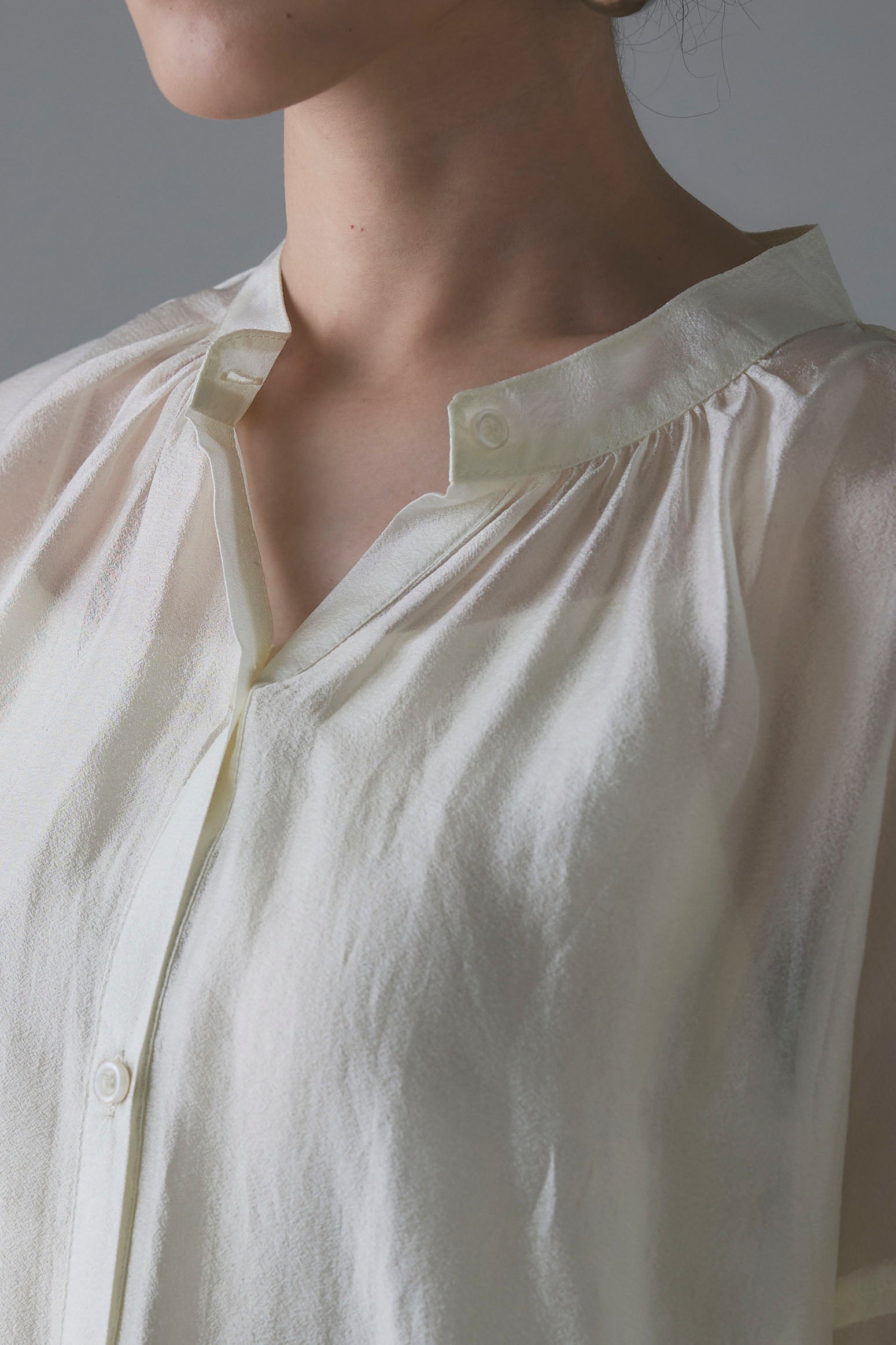 AUBREY】ミラーシャインシアーシャツワンピース – ANDREA&Co.